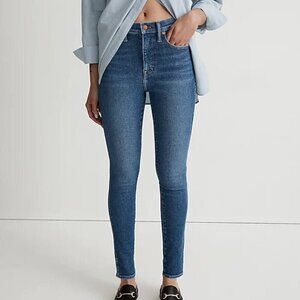top rated! Madewell 10" High-Rise Skinny Jeans in Bradshaw Wash, size 28